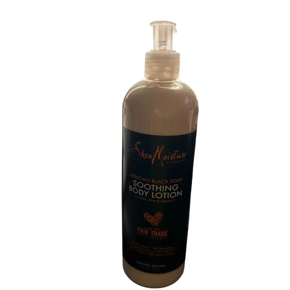 Shea Moisture African Black Soap Soothing Body Lotion 16 oz New